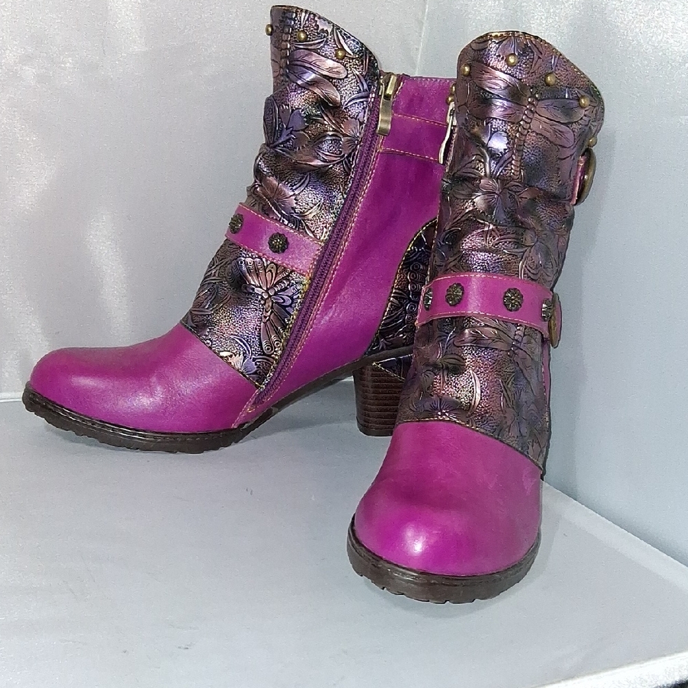 Soffia Leather bootie, 7